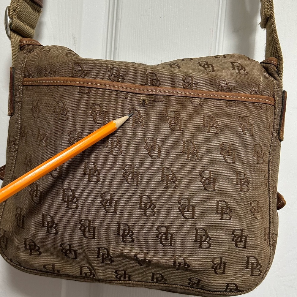 Dooney & Bourke VTG Brown Crossbody Bag - Picture 6 of 9
